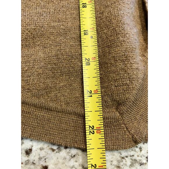 Beau Ties Of Vermont Wool Button up Sweater Vest Youth Size XL Tan Womens M - Picture 11 of 11